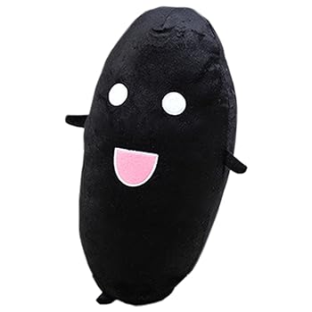 【中古】ZooooM 白米 黒米 クッション 枕 人形 プレゼント ぬいぐるみ まくら こめ 米 (黒米 70cm) ZM-MAIMAI-BK-70｜AJIMURA-SHOP