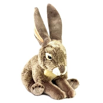 【中古】【未当て嵌める】ナショナルジオグラフィック ぬいぐるみ 野ウサギ 22糎 770815