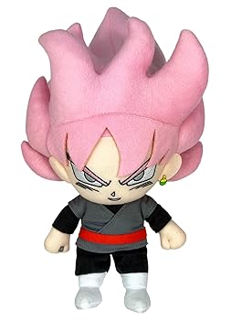 【中古】Great Eastern Entertainment Dragon Ball Super Dragon Ball Z Super Saiyan Rose Goku Black Plush, 20cm H, Multicolor|AJIMURA-SHOP