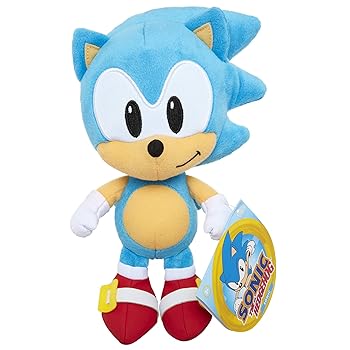 【中古】Sonic The Hedgehog 7-Inch Basic Plush ぬいぐるみ Classic Sonic