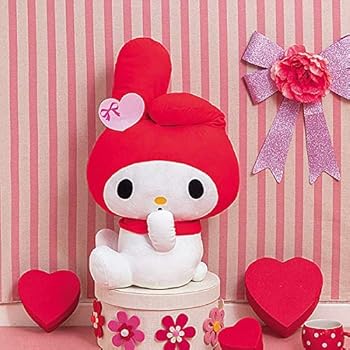 【中古】マイメロディ 超超BIGぬいぐるみ ―レッド―