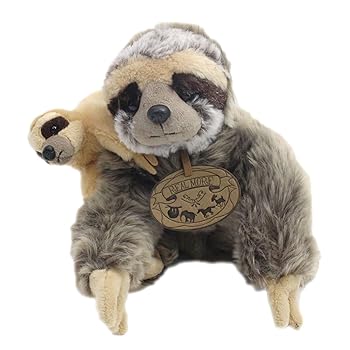 【中古】【未使用】テイクオフ リアルモア ナマケモノ 親子