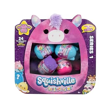 【中古】【未使用】Squishmallow Squishville Mystery Mini Series 1 ぬいぐるみ詰め合わせブラインドパッケージ - ブラインドパック1個。