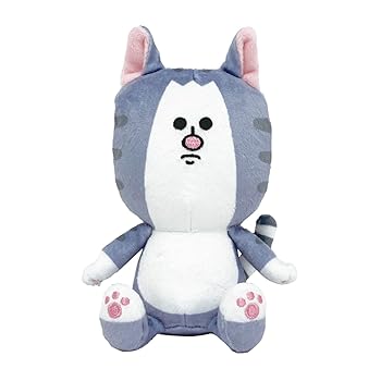 【中古】【未使用】まめきちまめこニートの日常 タビ Chibiぬいぐるみ