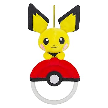 【中古】【未当て嵌める】三英取り引き(Sanei Boeki) 衣嚢異類異形 ココニモpokemon ぬいぐるみ西洋手ぬぐいハンガー ピチュー W13.5×D7×H24糎 ぬいぐるみ雑貨 ポケモン CPZ