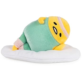 【中古】GUNDサンリオ ぐでたま うでたまごぬいぐるみ エッグサイス ぐでたま カワイイぬいぐるみ 8歳以上 5インチ