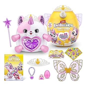 【中古】Rainbocorns Fairycorn Princess Series 6 Kitty - Peluche Coleccionable - Magical Fairy Princess Surprises, Cuddle Plush Animal de Peluch