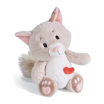 【中古】NICI ぬいぐるみ ラブキャット フラッフィー 古典派音楽 35糎