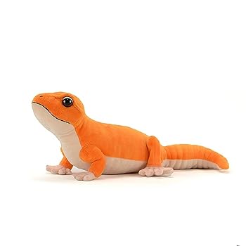【中古】lilizzhoumax 本当のなファットテールヤモリのぬいぐるみ オレンジ色 15.75in 御坊っちゃん用蜥蜴ぬいぐるみ ヤモリの手あそび 軽くて思わしい 男