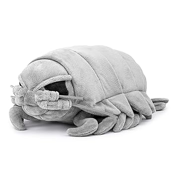 【中古】【未使用】ZHONGXIN MADE リアルな巨大等脚類ぬいぐるみ 34cm 海の生物 灰色等脚類ぬいぐるみ、柔らかく耐久性のあるソフトサメモデルぬいぐるみ キッズギ｜AJIMURA-SHOP