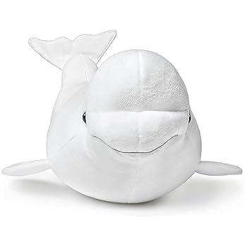 【中古】lilizzhoumax ベルーガぬいぐるみ 本当のなぬいぐるみ 深海魚ぬいぐるみ 勇魚の海のぬいぐるみ 鮫のぬいぐるみ 御坊っちゃん うしろ帯 差し上げ物 ホンブルグ帽
