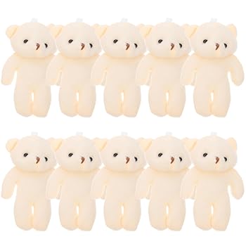 【中古】Toyvian くま ぬいぐるみ ミニ 50個セット キーホルダー付き かわいい 動物 おもちゃ 誕生日パーティーやクリスマスの装飾に最適