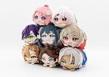 【中古】中外鉱業 にじさんじ 論なくころりん ぬいぐるみマスコット 1BOX 全長約80粍 ポリエステル製