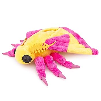 【中古】lilizzhoumax 紅葉の葉の蛾のぬいぐるみ、可愛らしい毛の荒物のぬいぐるみ、本当のな紅葉の葉の蛾のぬいぐるみ、百貨店ホンブルグ帽ぬいぐるみ、うしろ帯