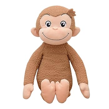 【中古】おさるのジョージ Lぬいぐるみ もこもこVer. 約38糎