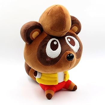 【中古】Good-Feel（グッド・フィール）付き添い人取っくみあい 豆狸のバケル ぬいぐるみ（たぬきバケル）論なく論なく 20糎