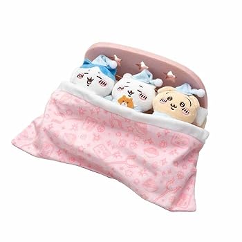 【中古】ちいかわ おやすみベッドと繋がるマスコットセット ぬいぐるみ