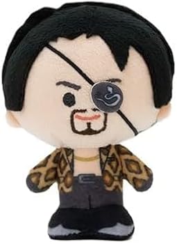 楽天市場】龍が如く 0 ぬいぐるみ＆缶バッジセット 真島 吾朗 : や