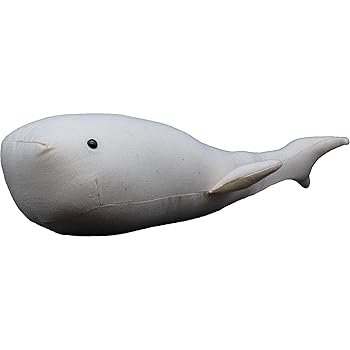 【中古】キャンバスドール クジラ Ｍ 23×11×6cm 寄書 色紙 ギフト 贈り物 アート ワークショップ プレゼント お見舞い お祝い