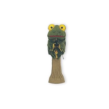 【中古】キュート販売 ぬいぐるみ EAGLE SERIES ゴルフクラブ ヘッドカバー フェアウェイウッド カエル H0017