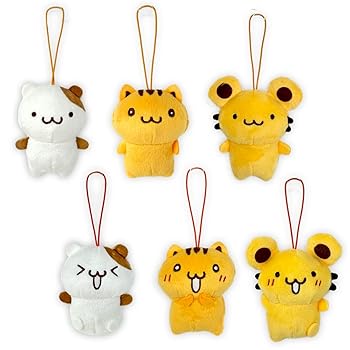 【中古】【未使用】ポムポムプリン チームプリン いろんなカオ マスコット ぬいぐるみ コレクション 公式 (全6種セット)