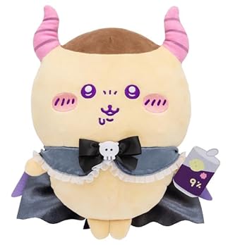 【中古】【未当て嵌める】ちい*かわ てんしあくま あくまなBIGぬいぐるみ 約32糎 (くりまんじゅう)