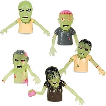 【中古】【未使用】Accoutrements Toy Zany グローイング ゾンビ フィンガー パペット （1 ランダム ゾンビ）
