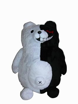 【中古】【未当て嵌める】ダンガンロンパ 願望することの翰林院と自棄のやん八の高校生 The Animetion モノ熊BIGぬいぐるみ 【モノ熊（素）】