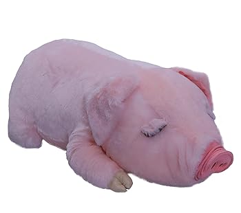 【中古】【未使用】シナダ 幸福シリーズ しあわせをよぶ幸福のぶた (L) 30×20×30cm ぬいぐるみ 雑貨 アニマル グッズ HPW-0380P