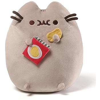 【中古】【未使用】GUND Pusheen the Cat プシーン キャット ウィズ ポテトチップス Pusheen Chips 9.5" Plush #4058948|AJIMURA-SHOP