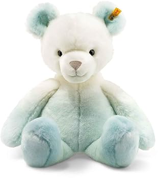 【中古】【未使用】Steiff 022692ベア、ターコイズ/ホワイト、40 cm｜AJIMURA-SHOP