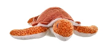 【中古】ワイルドリパブリック アカウミガメ ぬいぐるみ カメ Sea Turtle 海の毛の荒物 ふかふか やわらかい原材料 カドルキンズ W30×Ｄ34×Ｈ14糎 21464