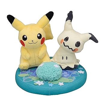 【中古】【未使用】ポケモンセンターオリジナル ジオラマぬいぐるみ ピカチュウとミミッキュ