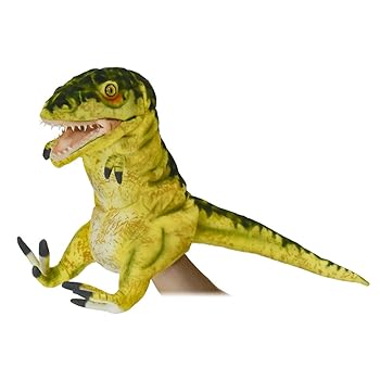 【中古】【未当て嵌める】BH7766 HANSA ハンドパペット ティラノサウルス・レックス 黄色５０