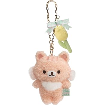 【中古】【未使用】リラックマ チャイロイコグマのお友達 ぶらさげぬいぐるみ サクラノコリス MF03001