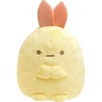 【中古】【未使用】すみっコぐらし みにっコとあそぼ きらもふぬいぐるみ えびふらいのしっぽ MF06701