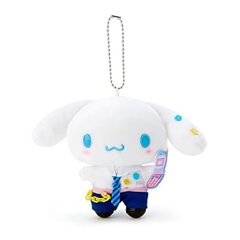 【中古】サンリオ(SANRIO) サンリオ マスコット保持者 シナモロール 桂皮 Cinnamoroll ときめき平成コギャルひな型続きもの 文字記号 14.2×