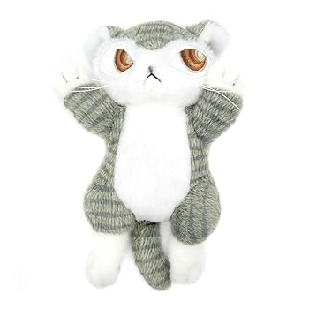 【中古】[わちふぃーるど] 猫のダヤン ダヤン クタクタぬいぐるみ ダヤン 灰色画像