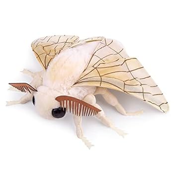 【中古】【未使用】特大昆虫カイコ蛾ぬいぐるみリアルな手作りカイコぬいぐるみリアルなタッチソフト大きな翼のある蛾のおもちゃ枕子供の誕生日フェスティバルギフ