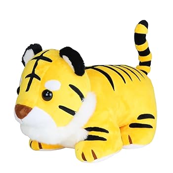【中古】【未当て嵌める】五月あやつり人形 吉翔 福虎 黄味がかった 黄色 ぬいぐるみ 50糎 とら 脇飾りつけ