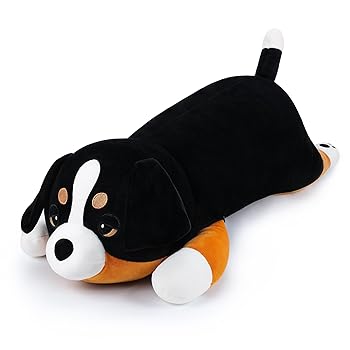 【中古】30インチ ジャイアントバーニーズマウンテンドッグぬいぐるみ - バーニーズマウンテンドッグのぬいぐるみ枕、大きな眠る動物のぬいぐるみのおも｜AJIMURA-SHOP