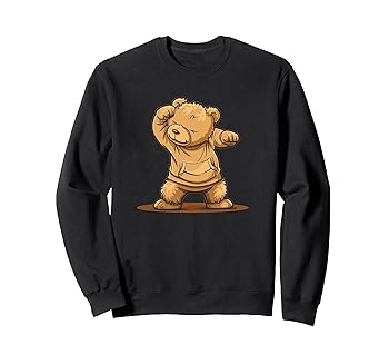 【中古】クマ好きのためのセーターを着たダンシングテディ トレーナー