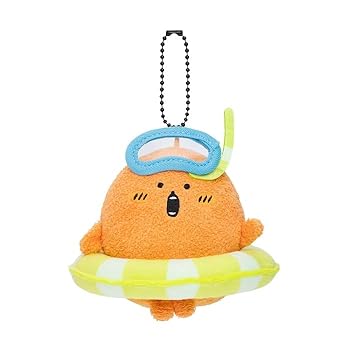 【中古】【未使用】ナガノキャラクターズ 浮輪のもぐらコロッケマスコット ぬいぐるみ|AJIMURA-SHOP
