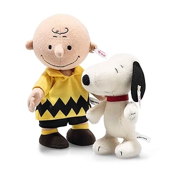 【中古】シュタイフ Steiff チャーリー・ブラウンとおせっかい 75周年祝する 領域押さえる1950体 356070