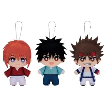 【中古】るろうに剣心 ともぬい 音の大きさ.1 緋村剣心 明神弥彦 相楽左之助 全3種仕掛ける ぬいぐるみ