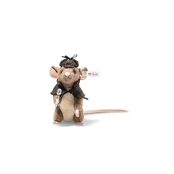 【中古】【未使用】シュタイフ Steiff 探偵マウス 11cm 世界限定1500体 005923