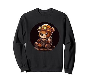 【中古】マイナーやマイニング愛好家のためのかわいいテディベア。 トレーナー