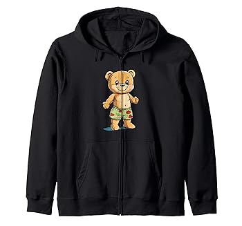 【中古】【未当て嵌める】好いたらしいな水浴びさる股引き御召しもの。ひと休みやテディに。 ジップパーカー