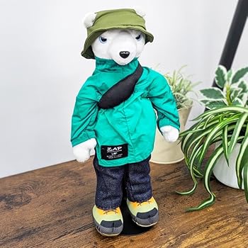 【中古】【未使用】内藤デザイン研究所 ZAP ANIMALS ぬいぐるみSサイズ ポーラーベア 46344