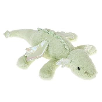 【中古】【未当て嵌める】Apricot Lamb 緑の横たわる火竜ぬいぐるみ、お坊っちゃんにも御姉さんにも適していますの利得の軽くて愛くるしげ、ふわふわ緑の横たわる火竜 3